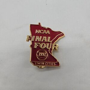 Vintage 1992 NCAA Final Four Twin Cities Lapel Pin,March Madness